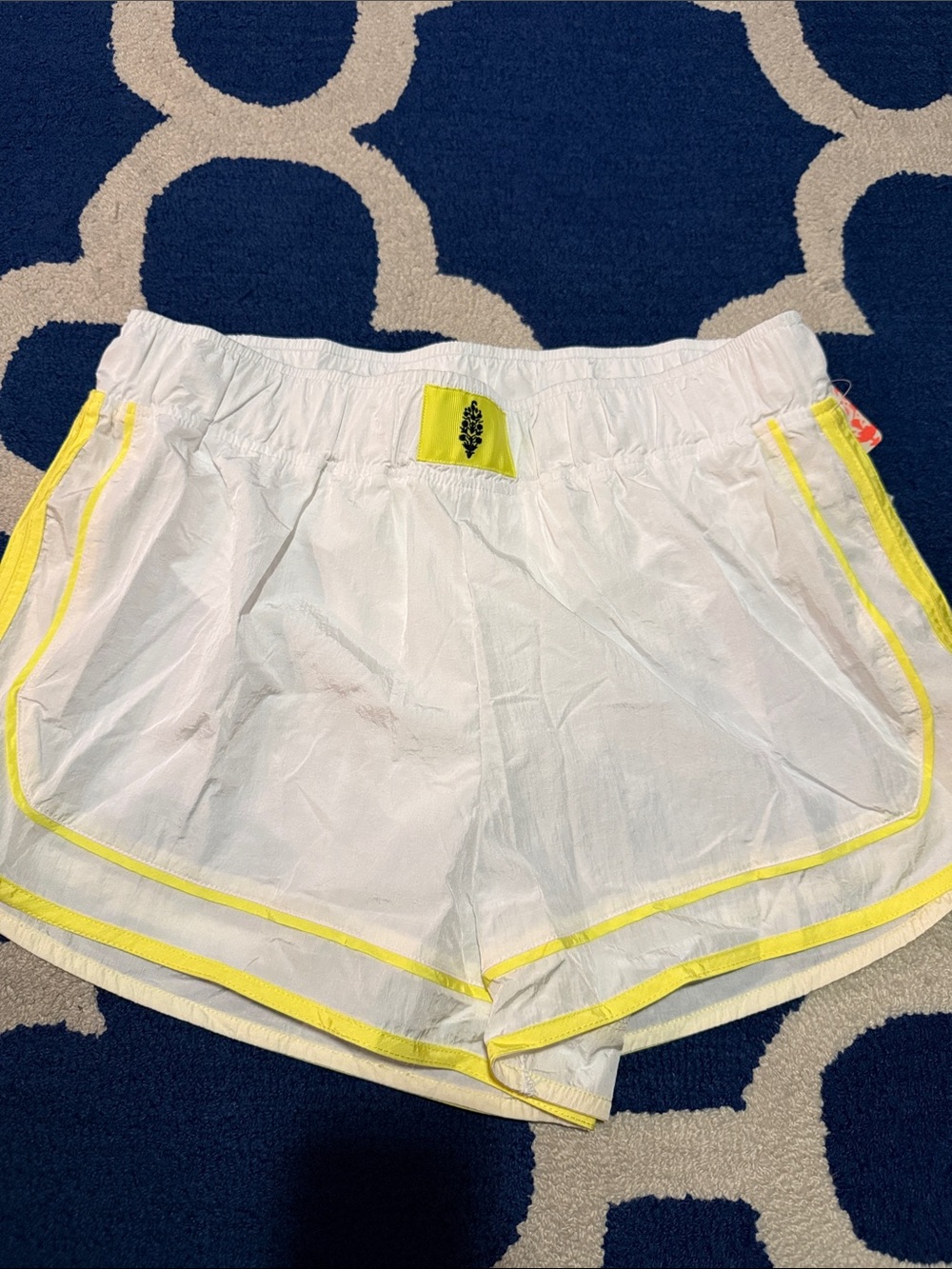 9164. Free People Varsity Blues Shorts - Picture 4 of 4